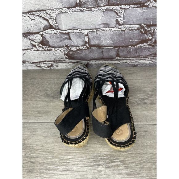 Vidorreta Metallic Silver Blue Rope Espadrilles Wedge Sandals Women 41EU/10.5US - Picture 5 of 16